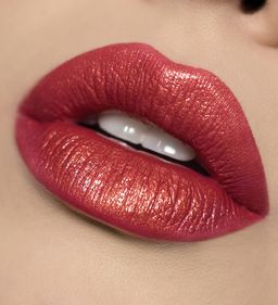LuxVisage Губная помада LUXVISAGE тон 33 красный с глиттерами и жемчужным перламутром