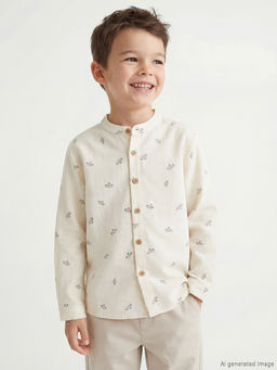 Hakim Yaka Erkek ?ocuk Poplin G?mlek