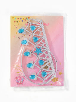 Цена за 2 шт. Корона ободок для девочки, цвета МИКС