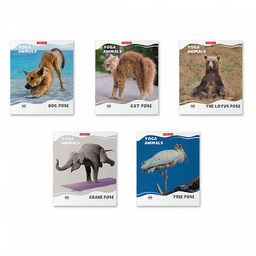 Цена за 5 шт. Тетрадь общая ученическая ErichKrause Yoga Style, 48 листов, клетка, матовая ламинация_MIX-PACK фото 2