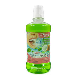 Ополаскиватель для полости рта Райсан с кокосом и мятой Rasyan Mouthwash Coconut & Spearment, Таиланд, 500 мл