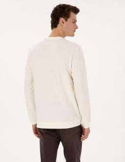 Ekru Regular Fit Sweatshirt - Pierre cardin фото 5