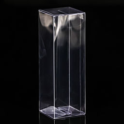 Цена за 5 шт. Складная коробка из PVC 4 x 4 x 12 см