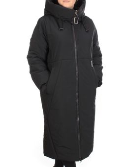 9069 BLACK Пальто зимнее женское CORUSKY (верблюжья шерсть)