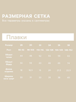 Плавки купальные для мальчика MINAKU «Слоники», синие, рост 134-140 см