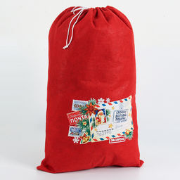 Мешок новогодний Деда Мороза «Срочная доставка подарков», 40×60 см