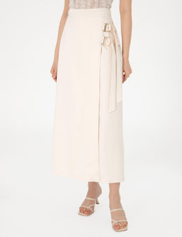 Ekru A Kesim Dokuma Etek - Pierre cardin фото 2