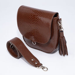 Сумка женская TEXTURA, мессенджер, маленький размер, цвет коричневый  фото 6