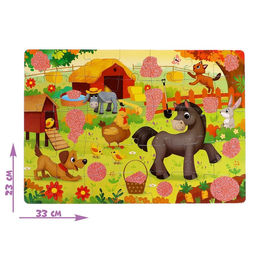 Пазл Собери, найди, покажи. Наша ферма, 35 элементов - Puzzle time фото 2