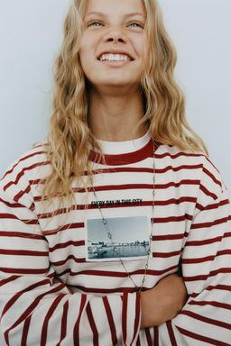 STRIPED A CORU_A CITY T-SHIRT - Zara фото 5