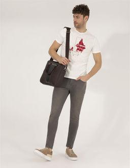 Koyu Gri Slim Fit Jean Pantolon - Pierre cardin фото 3