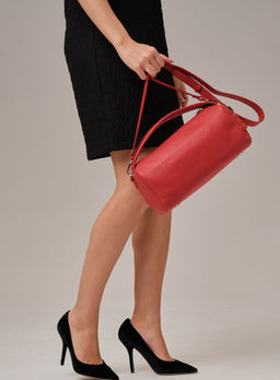 Кожаная сумка Solea DBR 31365 красный  фото 9