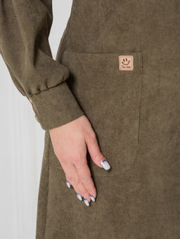 NOVITA Платье 1374 из эластичного микровельвета (Вискоза 55%)  фото 19