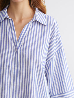 ?izgili Oversize Kad?n G?mlek