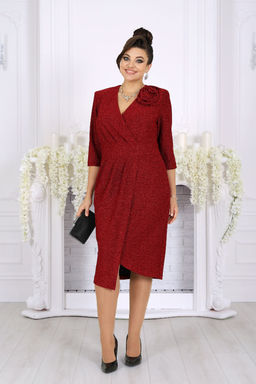 Платье Ninele 7499 красный  фото 3