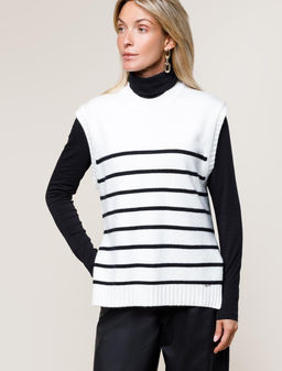 VILATTE / Жилет из пряжи с кашемиром  фото 5