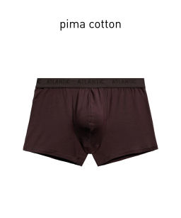 ATLANTIC MH-1199 Трусы шорты Pima cotton шоколадный
