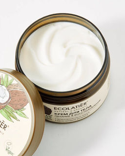 Ecolatier Organic Farm GREEN Крем д/тела Питание+Восст."COCONUT Oil" 250мл банка