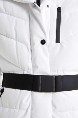 Водоотталкивающая парка узкого кроя с капюшоном DeFactoFit  фото 5