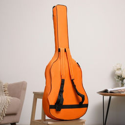 Чехол для гитары Music Life, премиум, оранжевый, 106×43×12 см