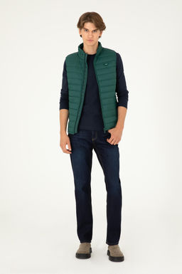 Мужской темно-зеленый жилет Неожиданная скидка в корзине - U.s. polo assn фото 4