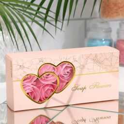 Мыльные розы, розовые, набор 10 шт.