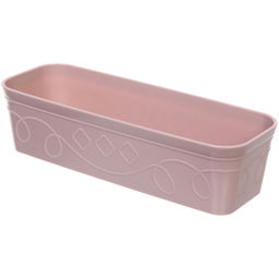 Цена за 2 шт. Контейнер для хранения "Пинто", цвет пудровая роза, 30*10,5*7,5см