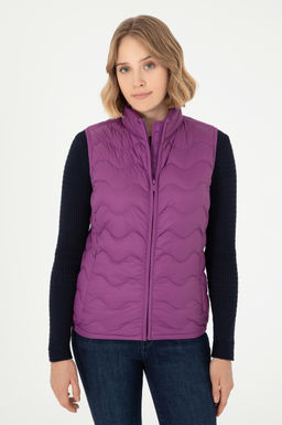 Женский фиолетовый жилет - U.s. polo assn фото 3