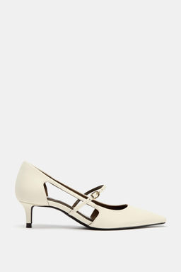 HEELED SHOES WITH SIDE CUT-OUTS - Zara фото 2