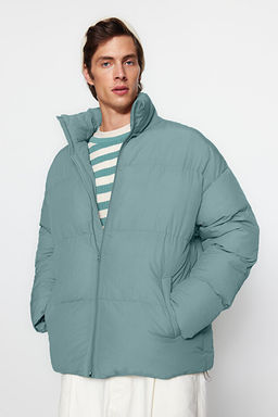 Mint Unisex Oversize Fit Dik Yaka Suya ve R_zgara Dayan_kl_ _i_me K__l_k Mont TMNAW24MO00003 - Trendyolmilla фото 2