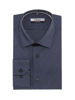 Сорочка мужская длинный рукав GREG 330/238/0046/ZN/1p STRETCH