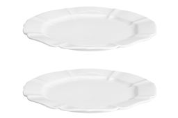 Набор 2 тарелок 20*20*1,5 см Грация, фарфор - Elan gallery фото 5