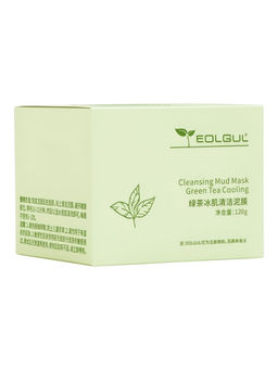 Маска для лица грязевая, очищающая, с зеленым чаем, 120 г