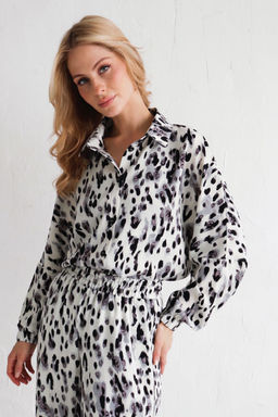 9438 Костюм летний с чёрно-серым принтом - Martichelli фото 8