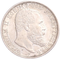 2 марки 1914 года F Германия (Вюртемберг)