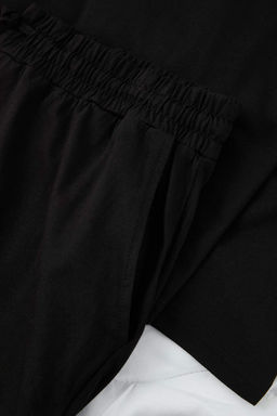 Siyah Buyuk Beden Nak?sl? Cep Detayl? Orme Pijama Tak?m? TMNAW26AI00003 - Trendyolmilla фото 2