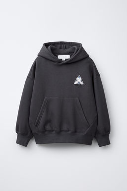 RAISED PRINT HOODIE
