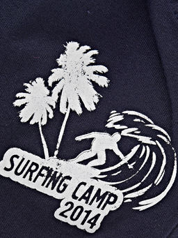 Бриджи с принтом UD 1789 синий - Mini maxi фото 7