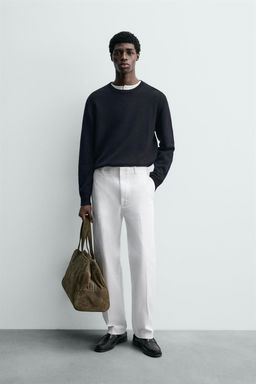 OVERSIZED FIT CHINO TROUSERS