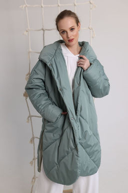 Пальто AMORI 2140 мятный  фото 3