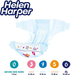 Детские подгузники Helen Harper Baby, размер 6 (XL), 40 шт. - Simaland фото 4