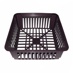 Корзина для луковичных квадратная, черная