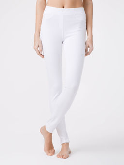 CONTE Моделирующие джеггинсы с эффектом Push Up IN COSMO white