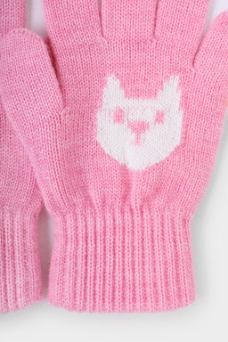 Crockid _ КВ 10008/ш/ярко-розовый перчатки дет