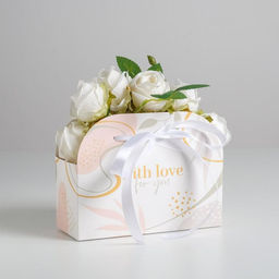 Цена за 5 шт. Переноска для цветов складная With love for you, 17 13 7 см