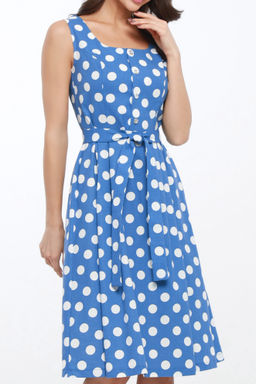 Платье Вальс цветов, блю - Dstrend фото 6