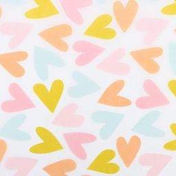 Цена за 10 шт. Бумага упаковочная тишью С любовью, 50 см ? 70 см, 17 грамм