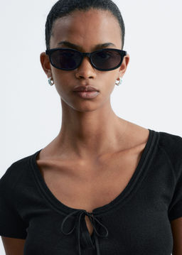 Top con lazo en el frontal - H&m фото 4