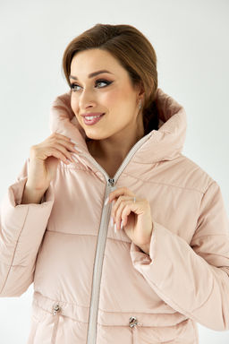 Куртка женская демисезонная 24424 (нежно-розовый) - Kankan фото 5