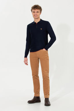 U. S. Polo Assn Мужские светло-коричневые брюки из плотной ткани - U.s. polo assn фото 3
